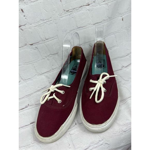 Women’s vans slip-on burgundy size 9.5 - Picture 2 of 9